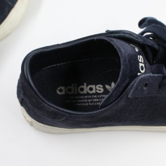 Adidas Dark Navy Blue Faux Suede Women's Sneakers US 6 - Picture 5 of 9